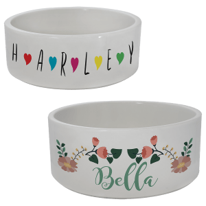 Sublimatable Ceramic Pet Bowl Sample Set